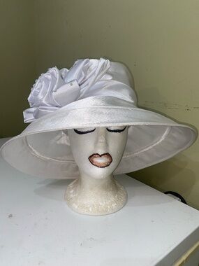 Gorgeous Satin Dress Hat / Church Hat by Mr. Song